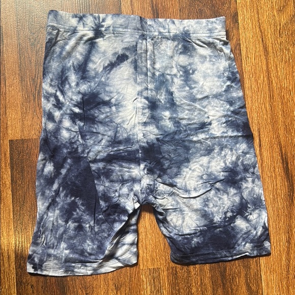 SHEIN Blue Tie-Dye Bike Shorts - Picture 3 of 3
